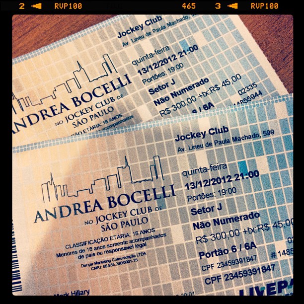 Andrea Bocelli -andreabocelli -jockeyclub -concert -music musica -opera -cantor -singer -saopaulo -sampa -brasil