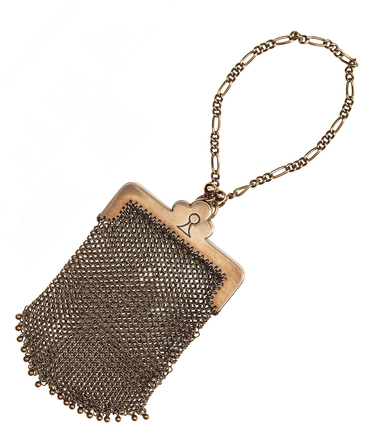 Evening purse gold mesh dame nellie melba early 1900s 821945 large