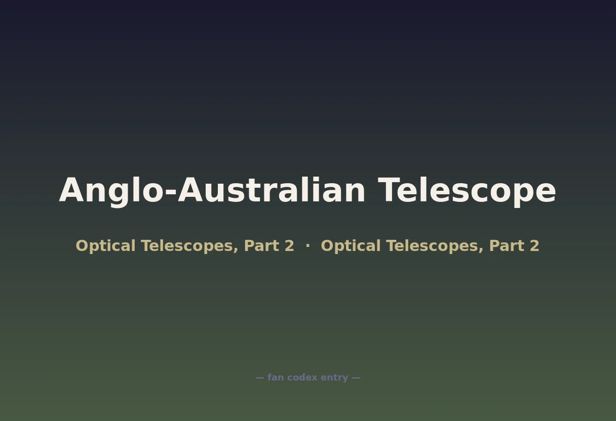 Anglo-Australian Telescope