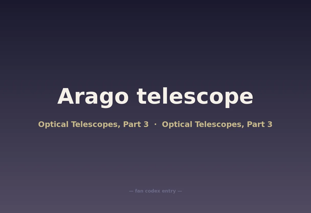 Arago telescope
