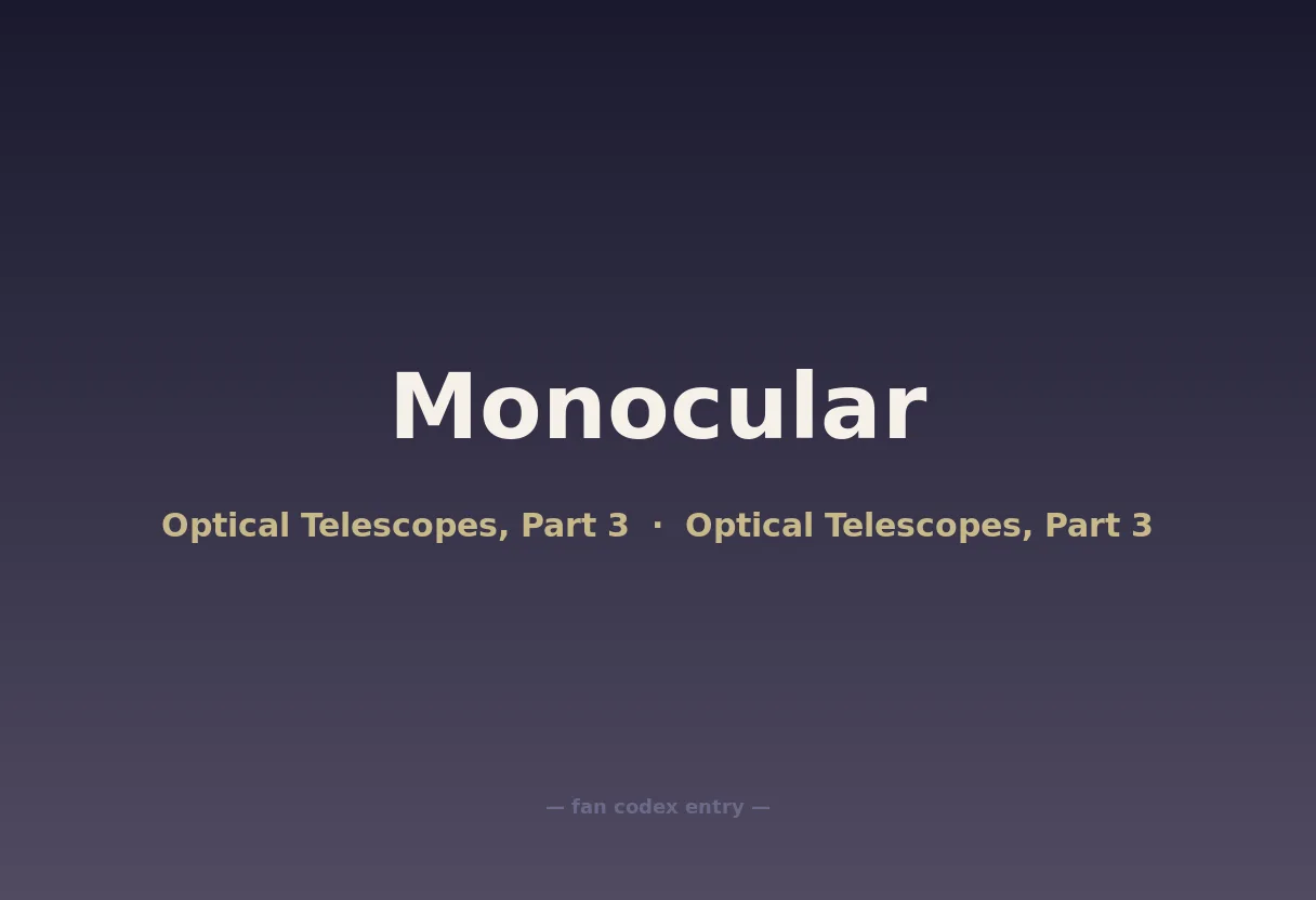 Monocular