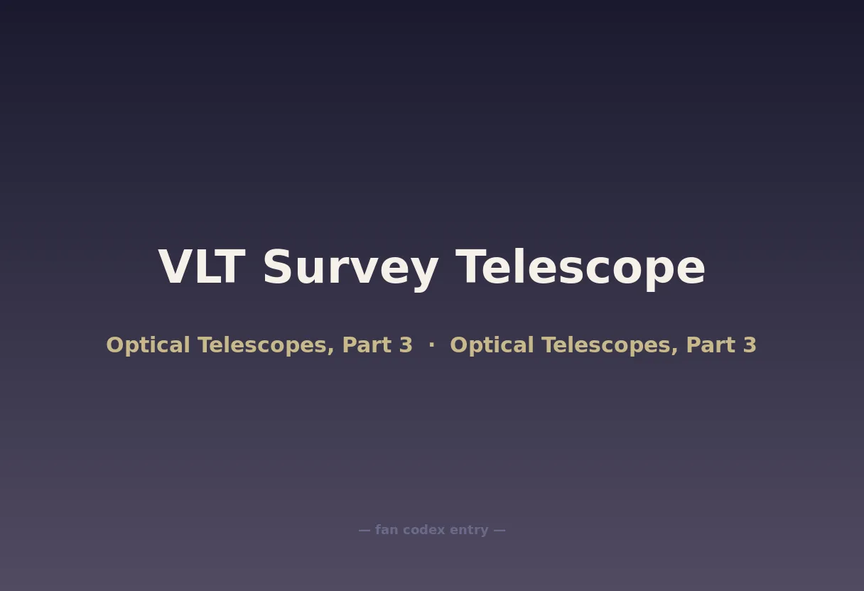 VLT Survey Telescope