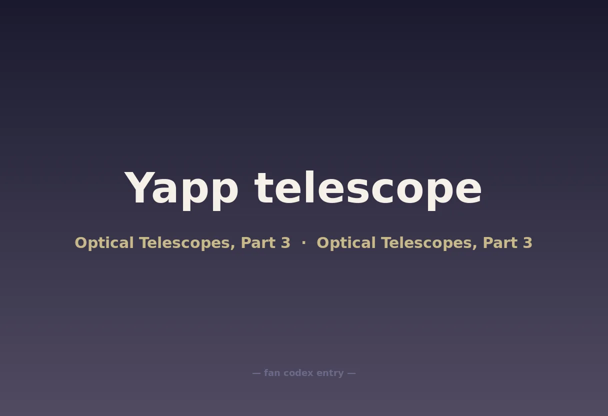 Yapp telescope