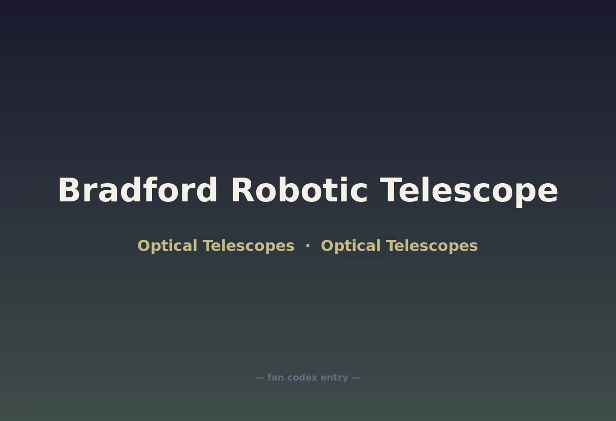 Bradford Robotic Telescope