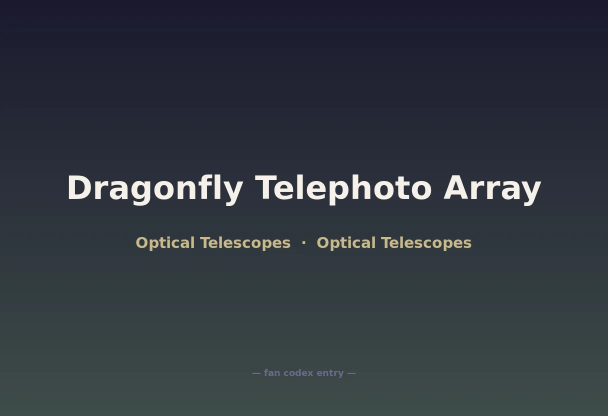 Dragonfly Telephoto Array