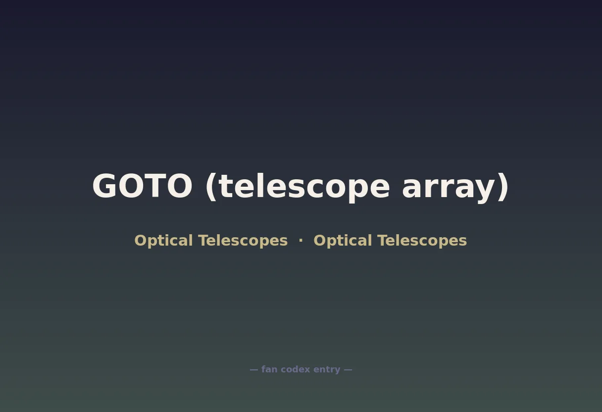 GOTO (telescope array)