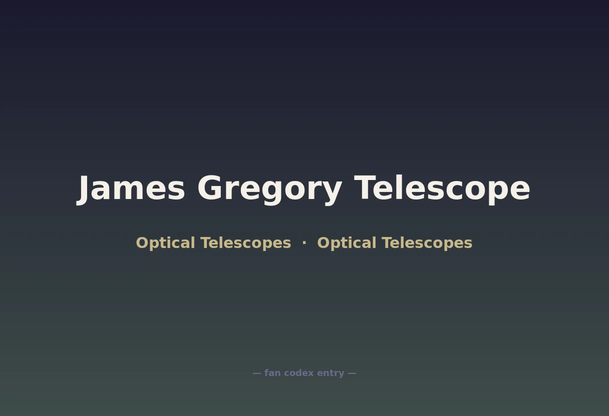 James Gregory Telescope