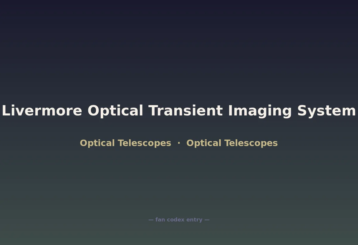 Livermore Optical Transient Imaging System