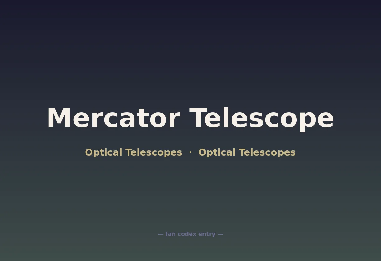Mercator Telescope
