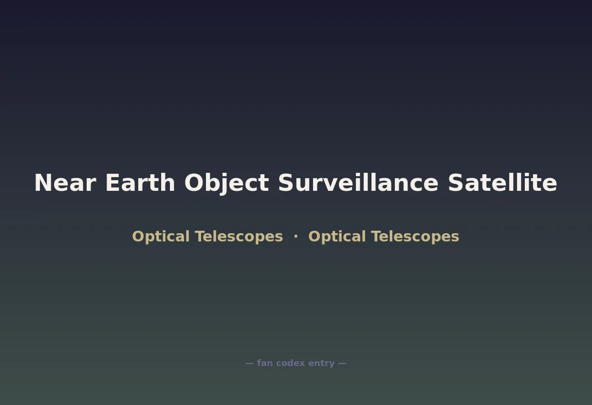 Near Earth Object Surveillance Satellite