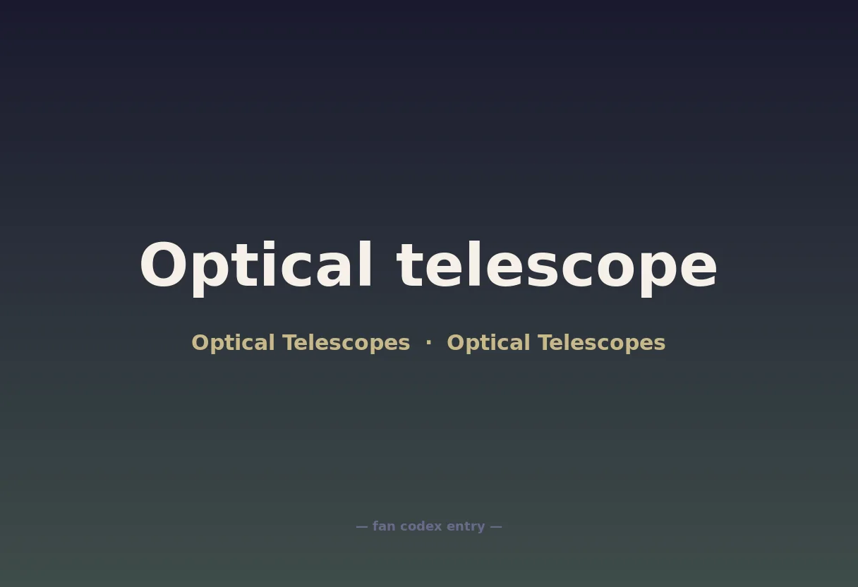 Optical telescope