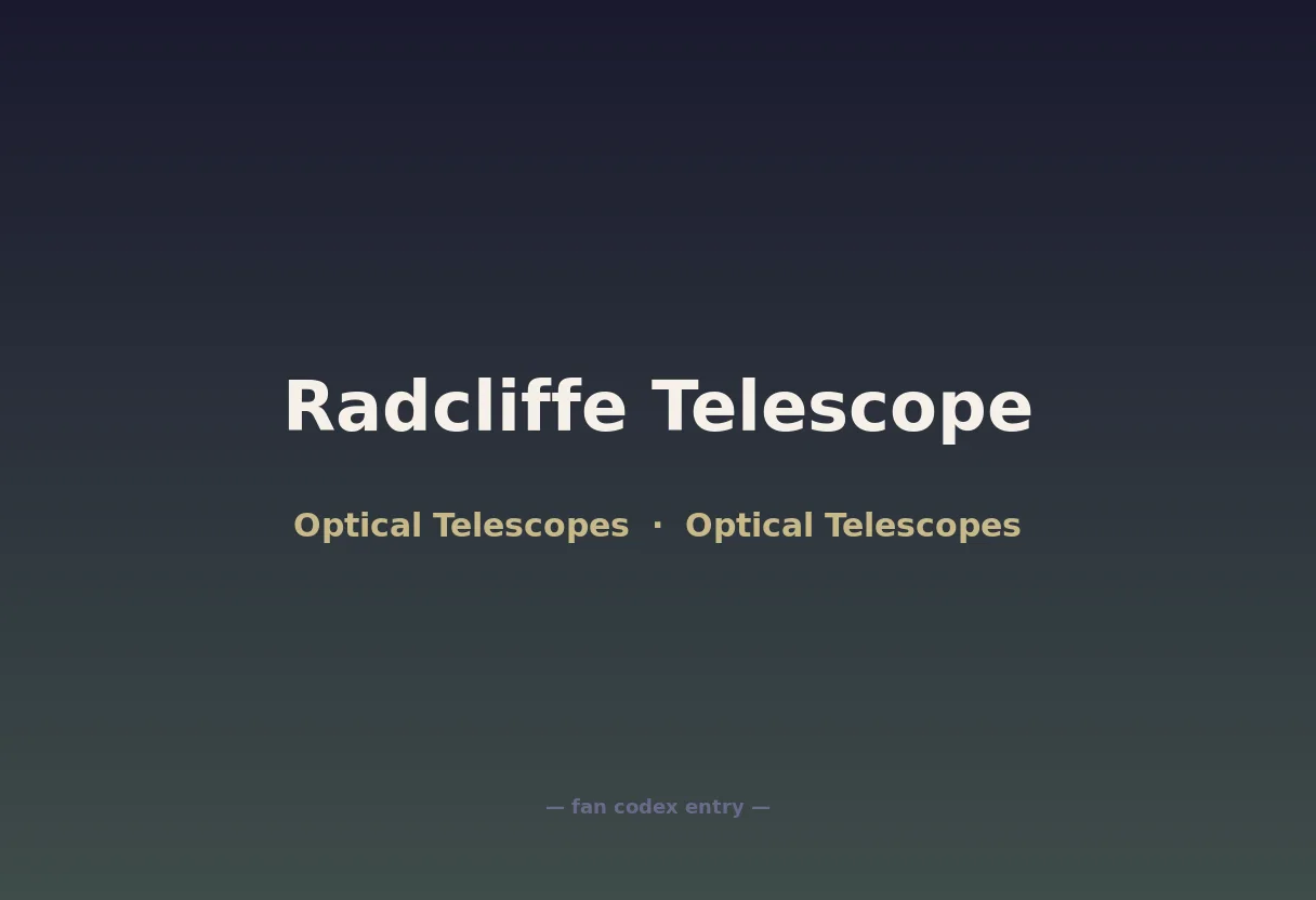 Radcliffe Telescope