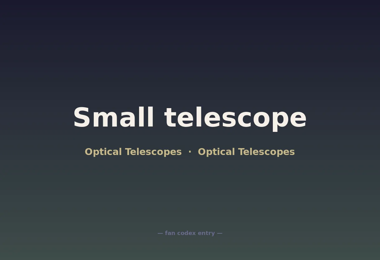 Small telescope