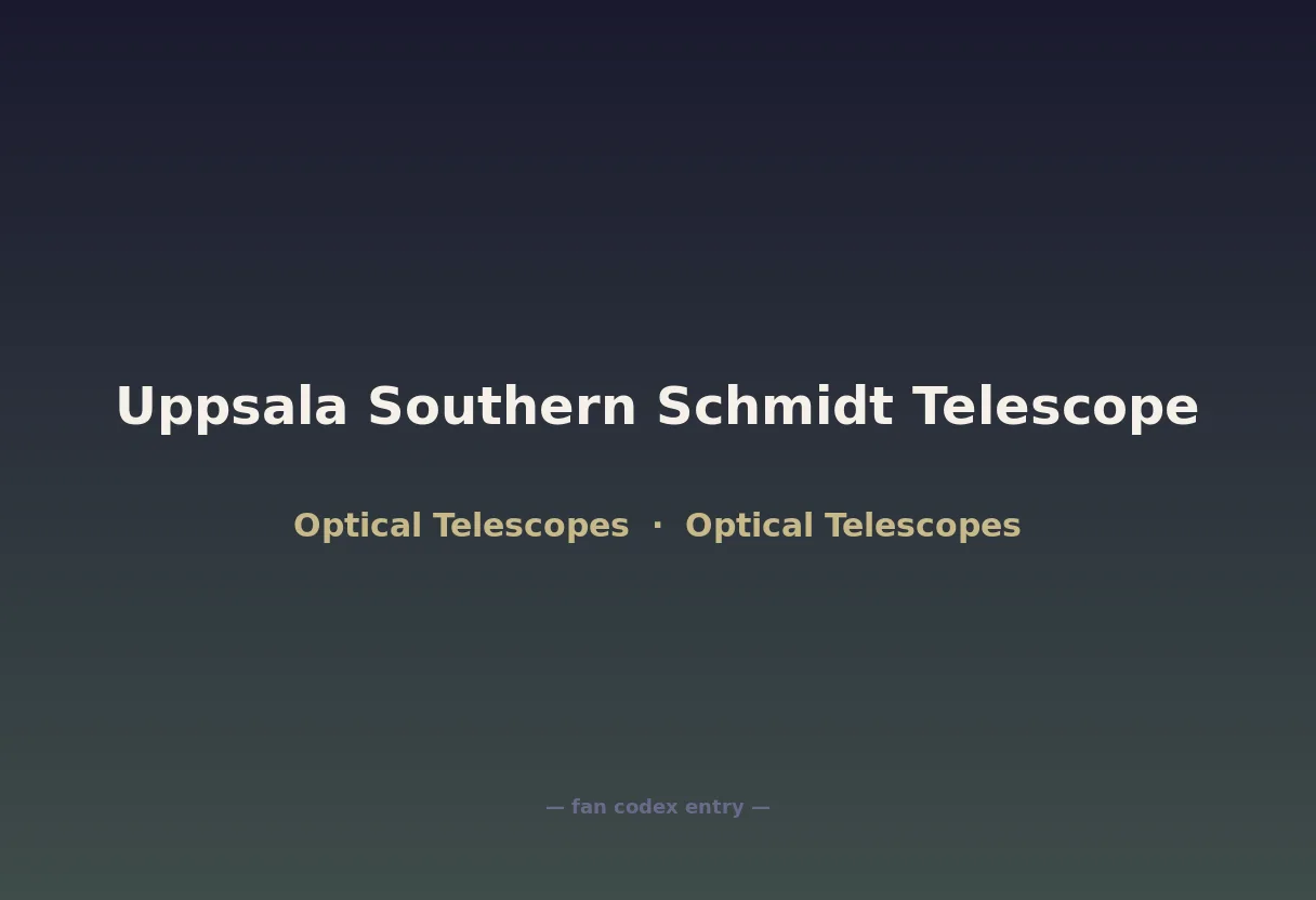 Uppsala Southern Schmidt Telescope