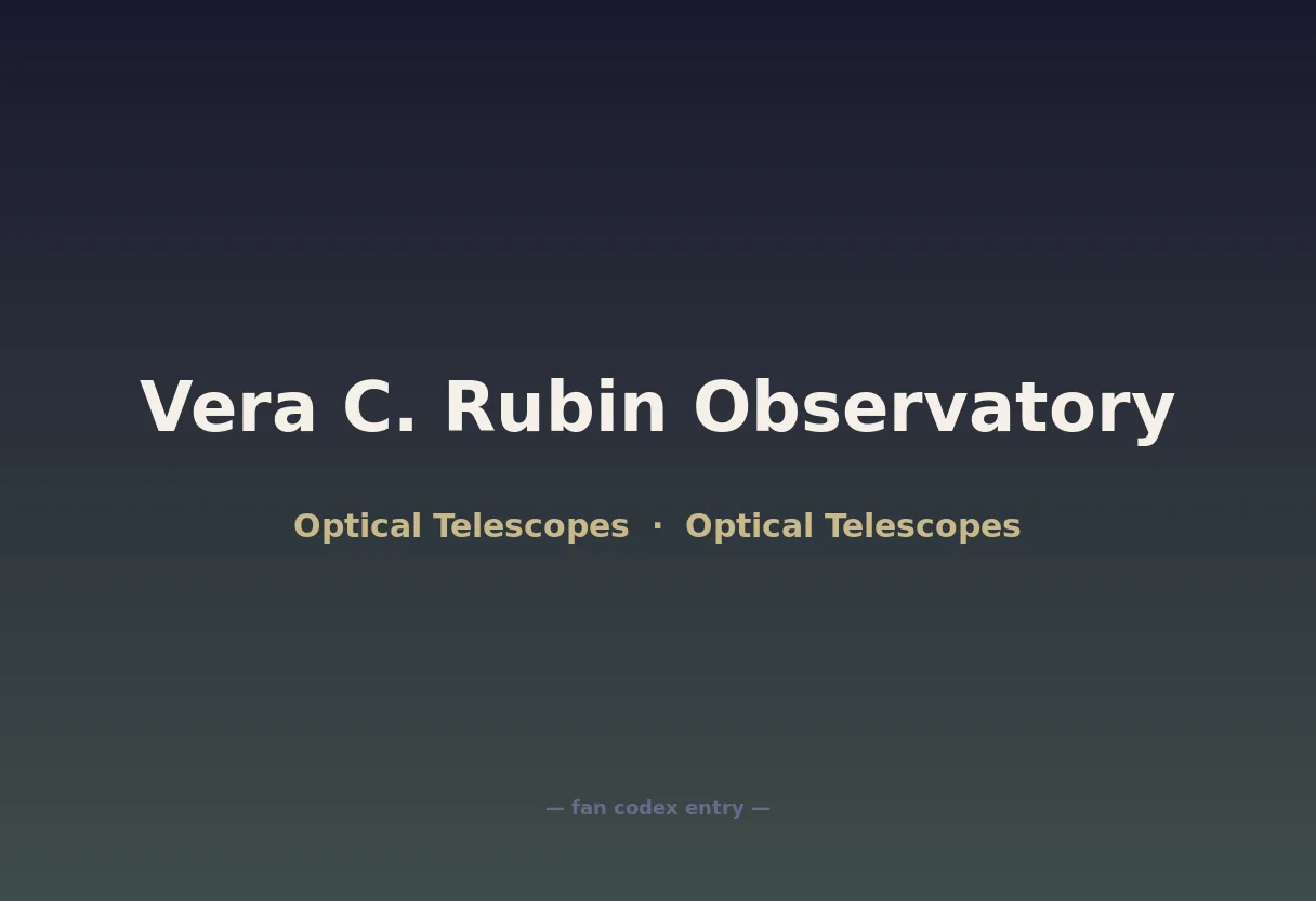 Vera C. Rubin Observatory