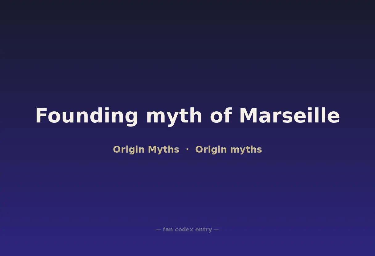 Founding myth of Marseille