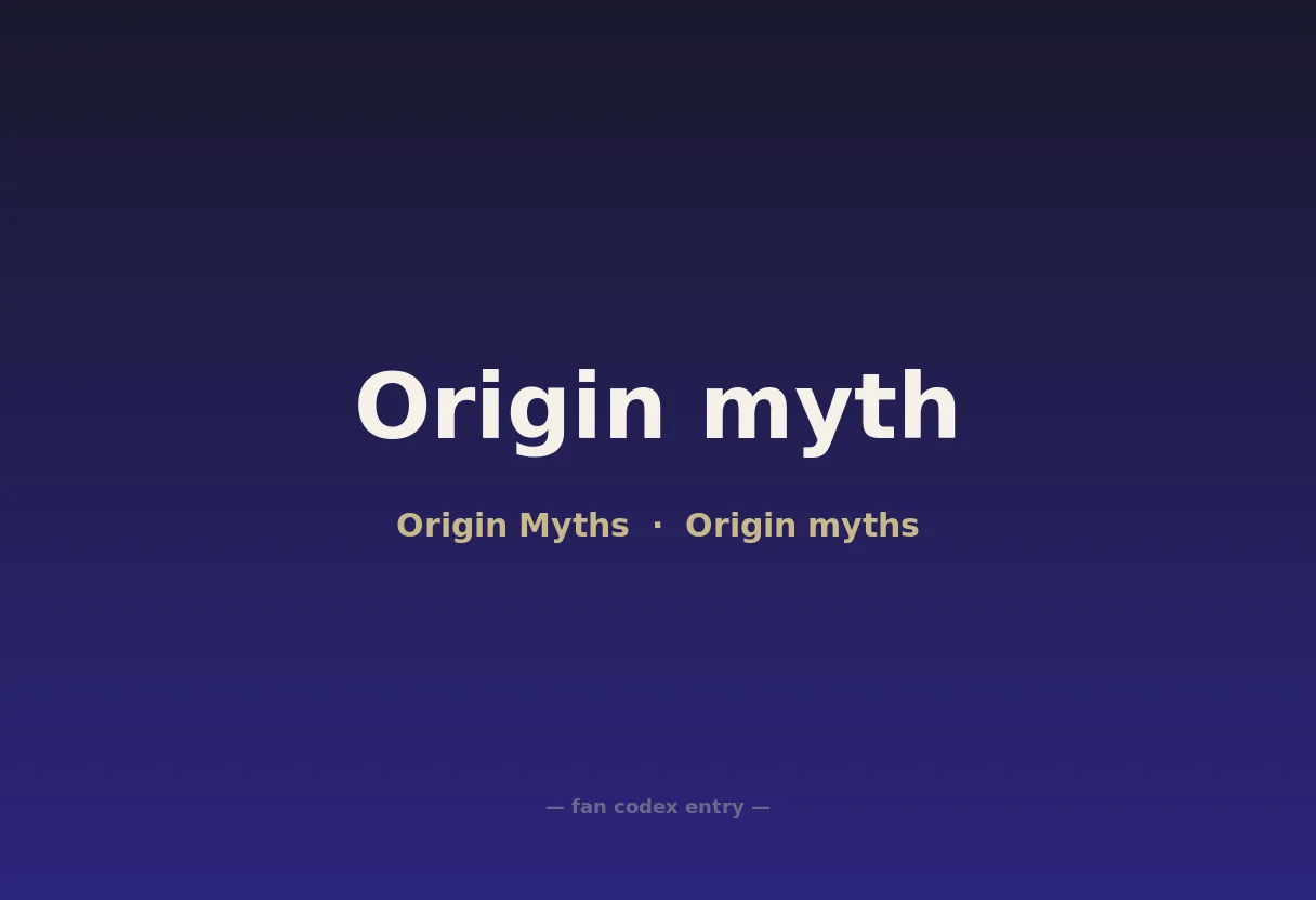Origin myth