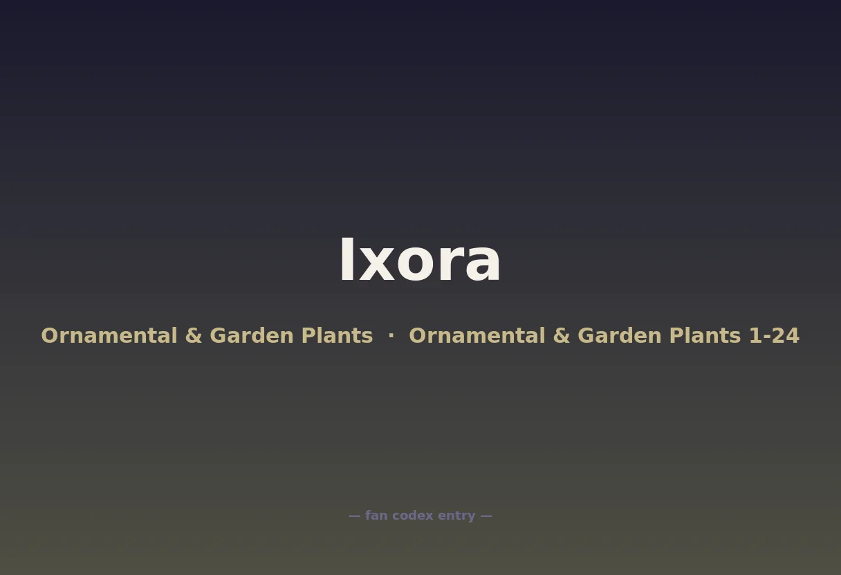 Ixora