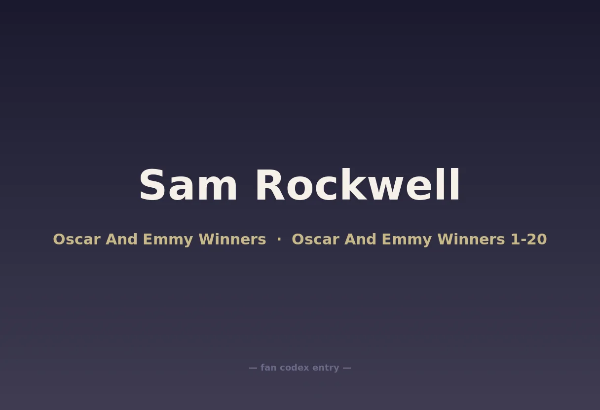 Sam Rockwell