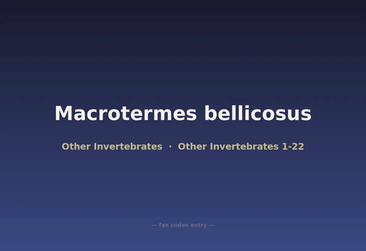 Macrotermes bellicosus