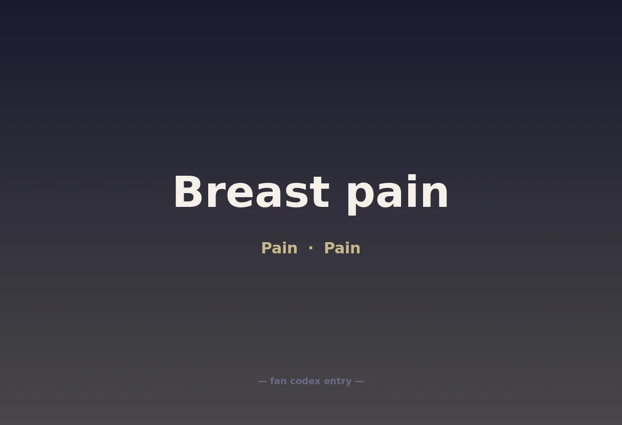 Breast pain