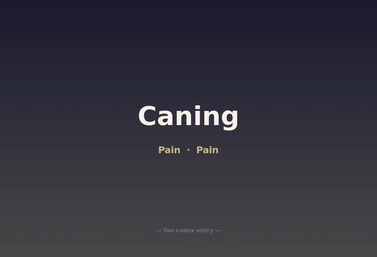 Caning