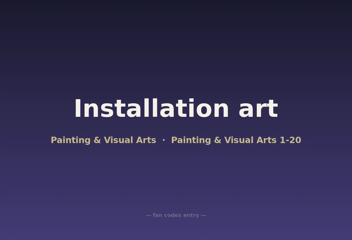 Installation art