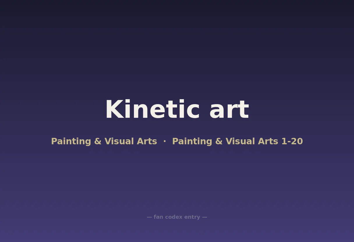 Kinetic art