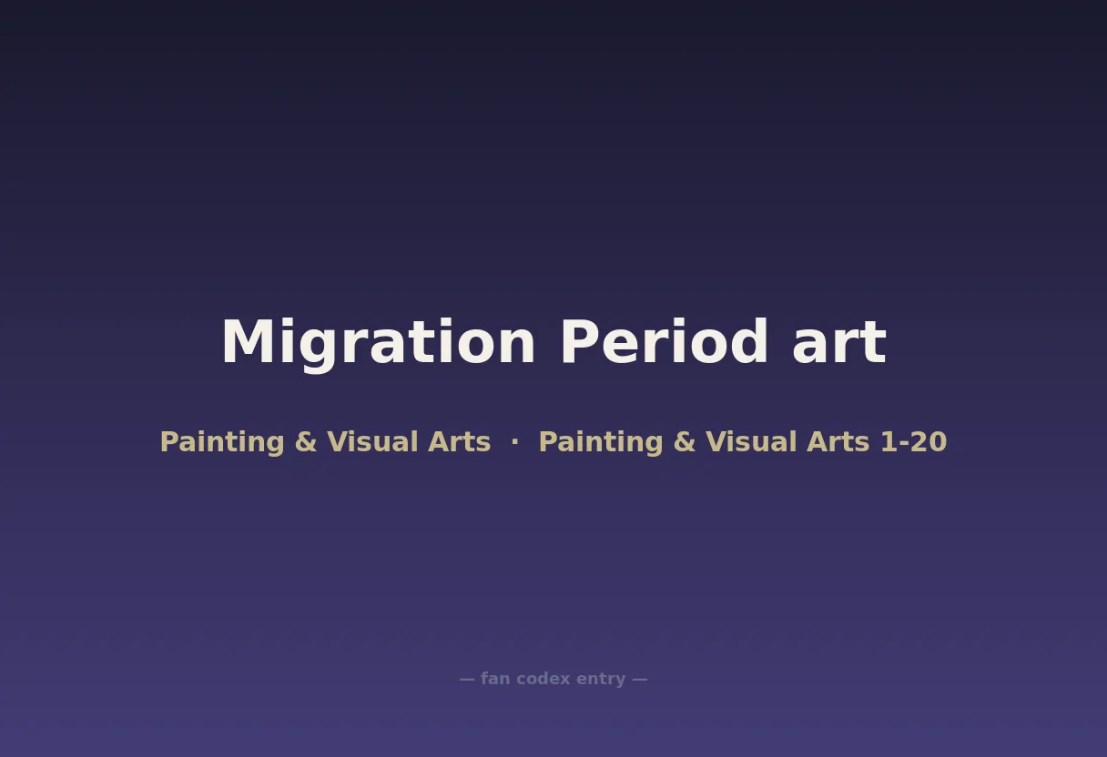Migration Period art