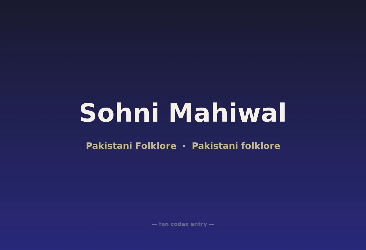 Sohni Mahiwal