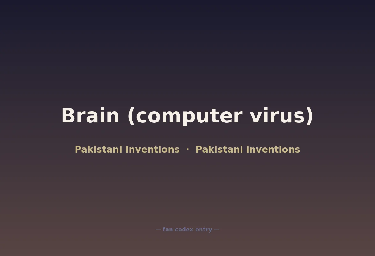 Brain (computer virus)