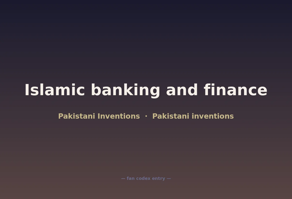Islamic banking and finance
