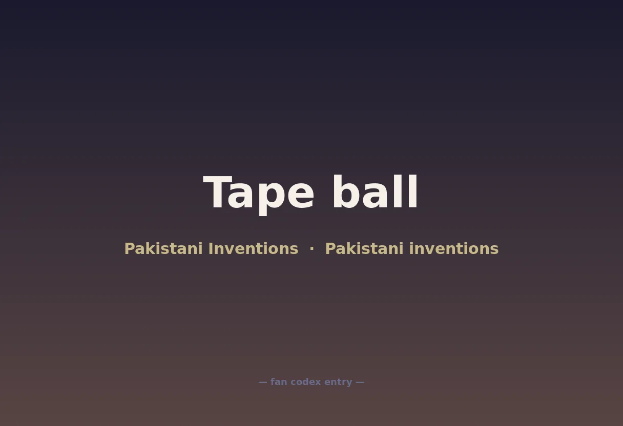 Tape ball