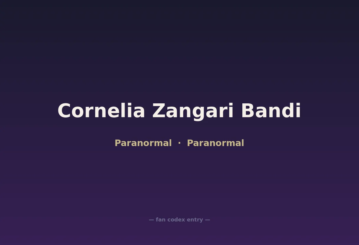 Cornelia Zangari Bandi