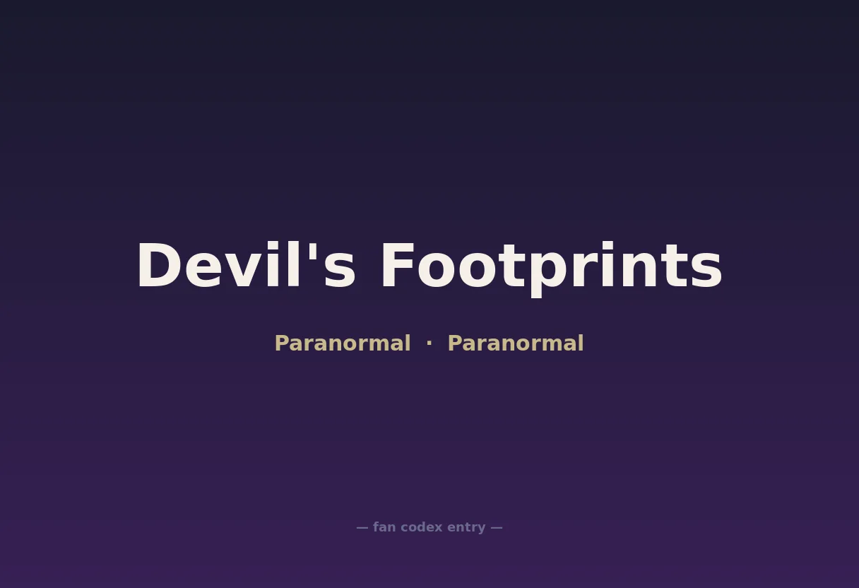 Devil's Footprints