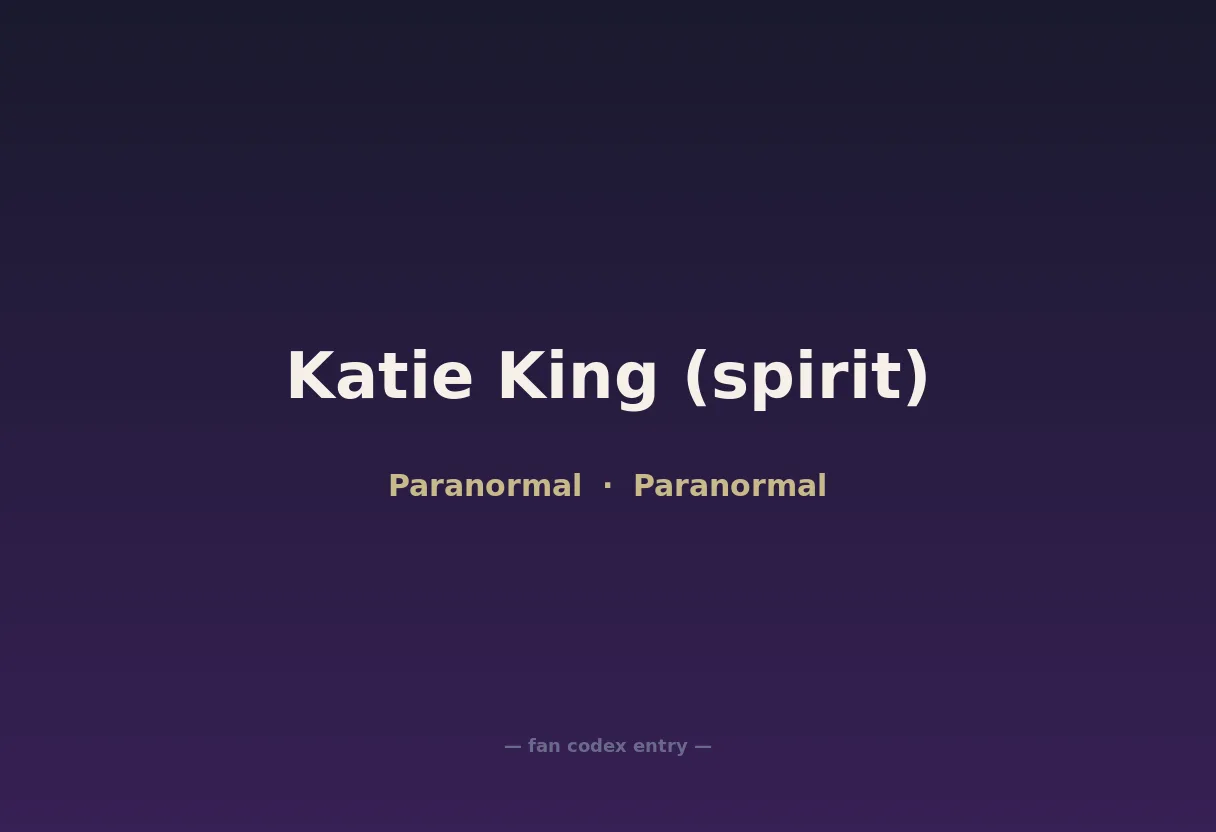 Katie King (spirit)