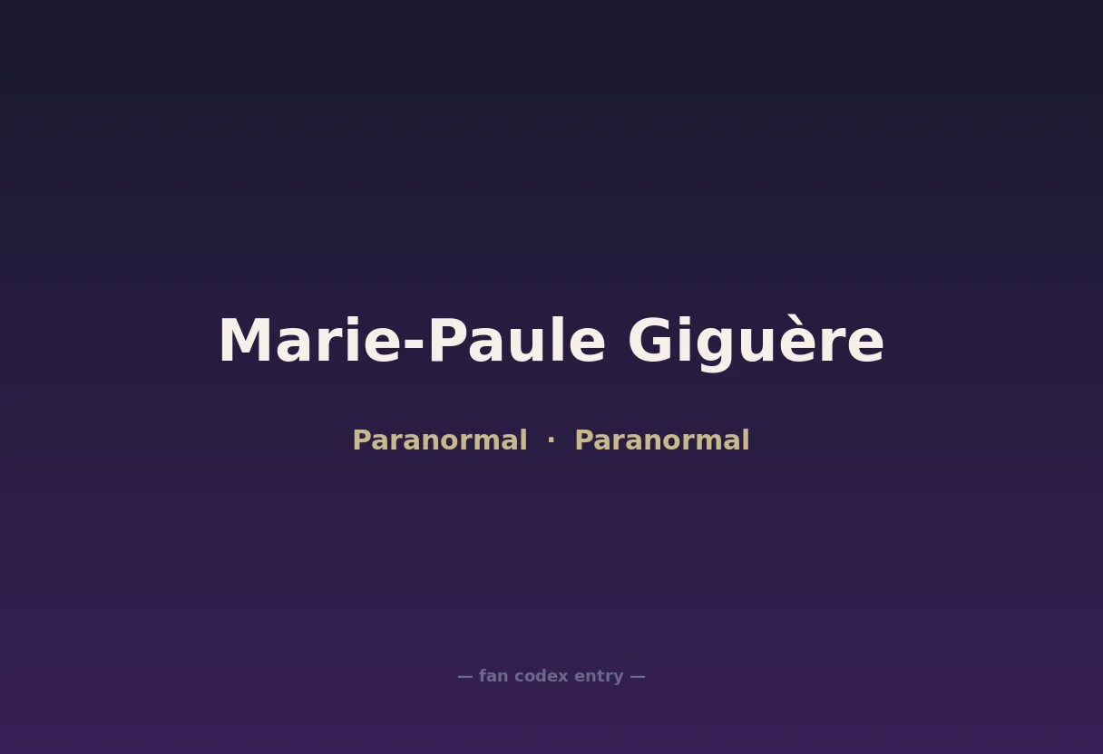 Marie-Paule Giguère