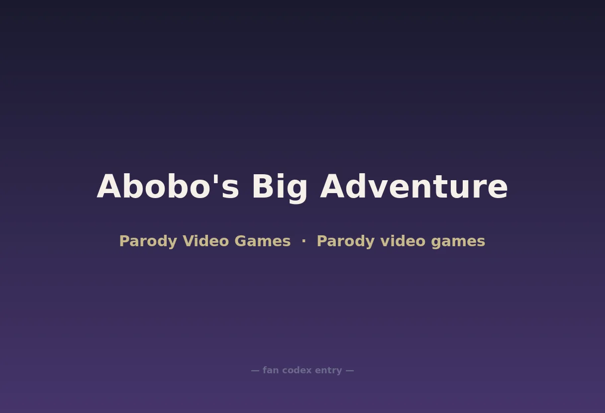 Abobo's Big Adventure