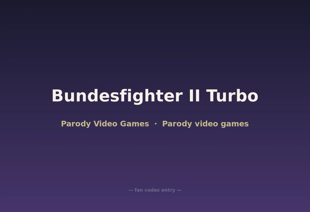 Bundesfighter II Turbo