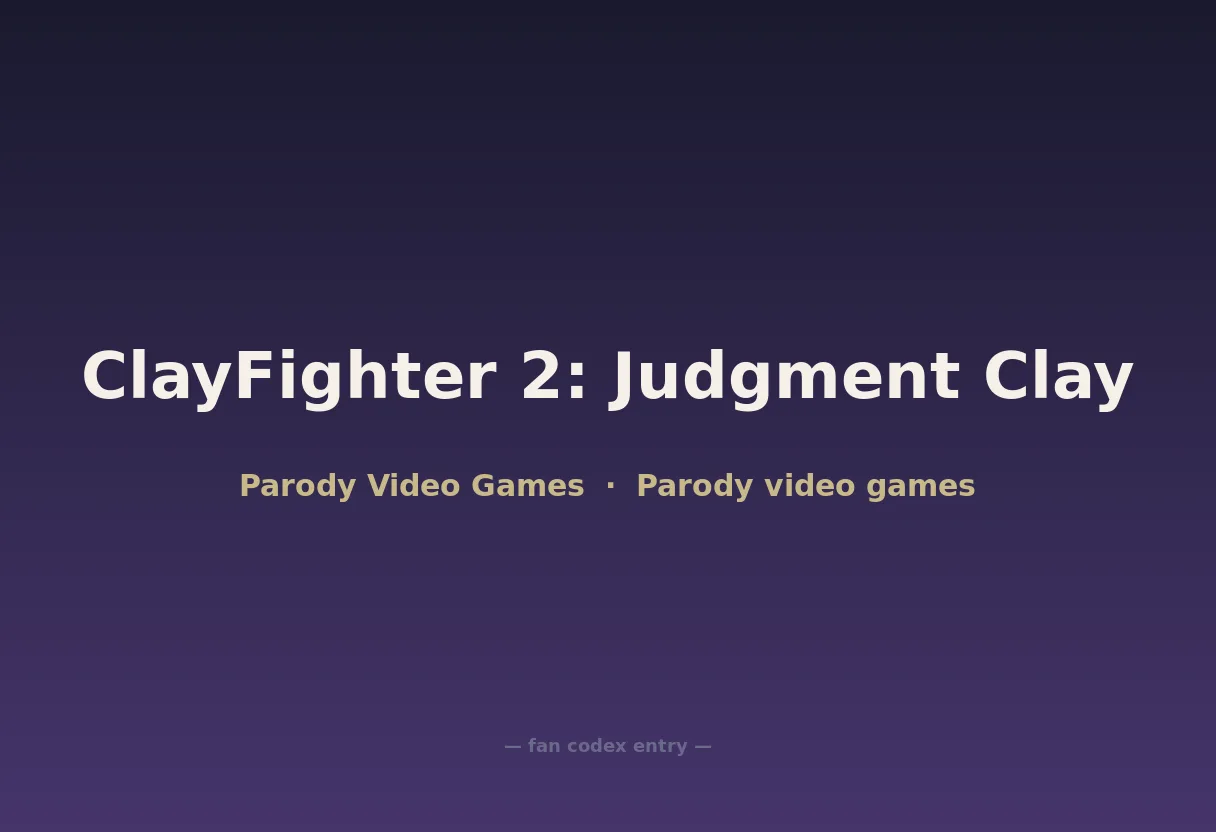 ClayFighter 2: Judgment Clay
