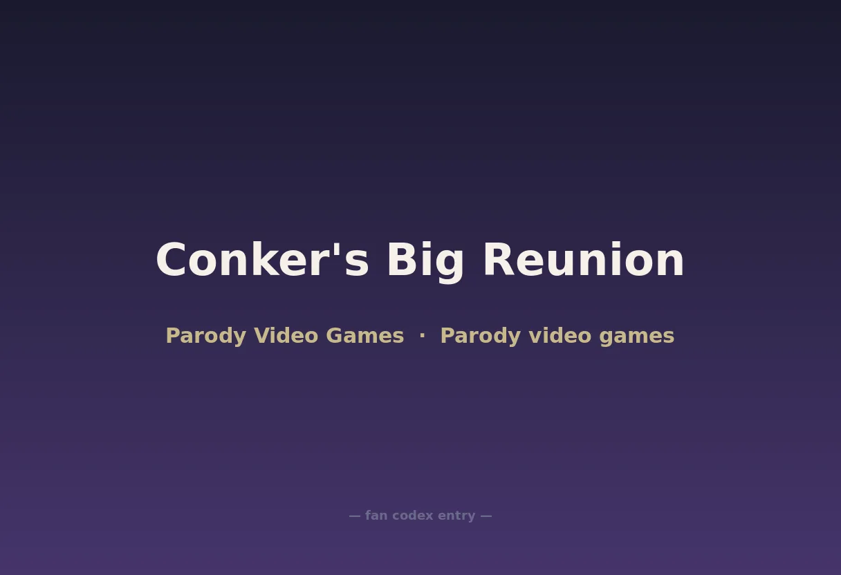 Conker's Big Reunion