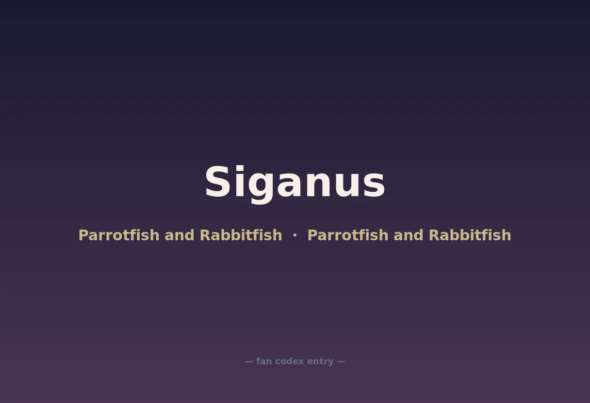 Siganus