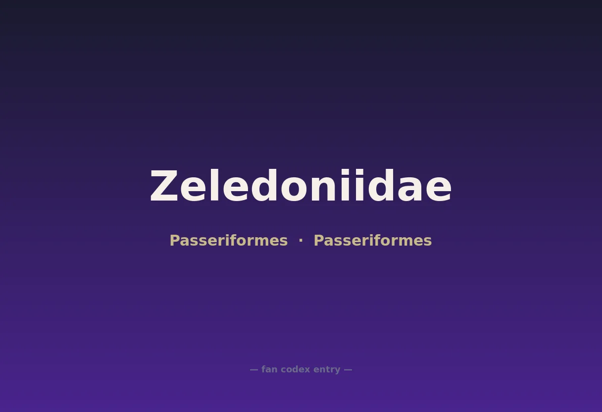Zeledoniidae