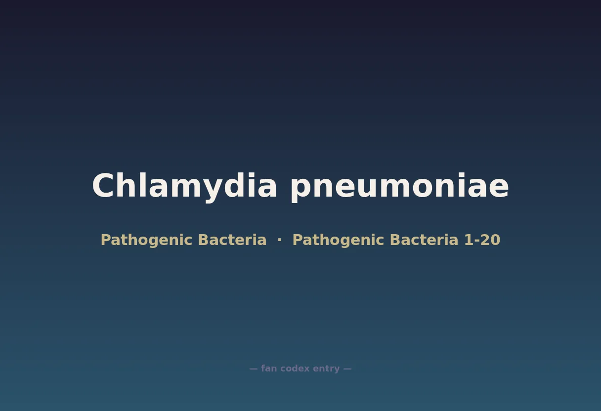 Chlamydia pneumoniae