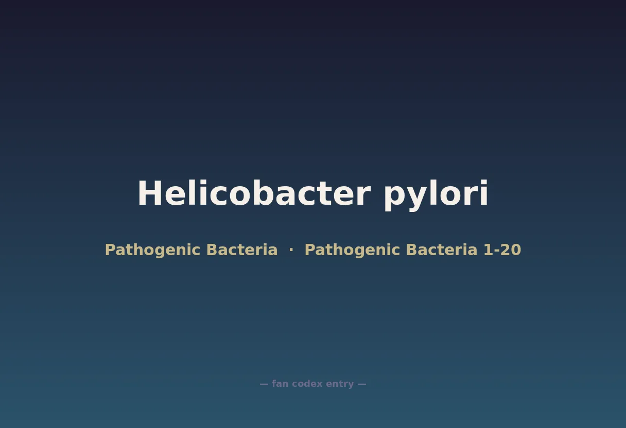Helicobacter pylori
