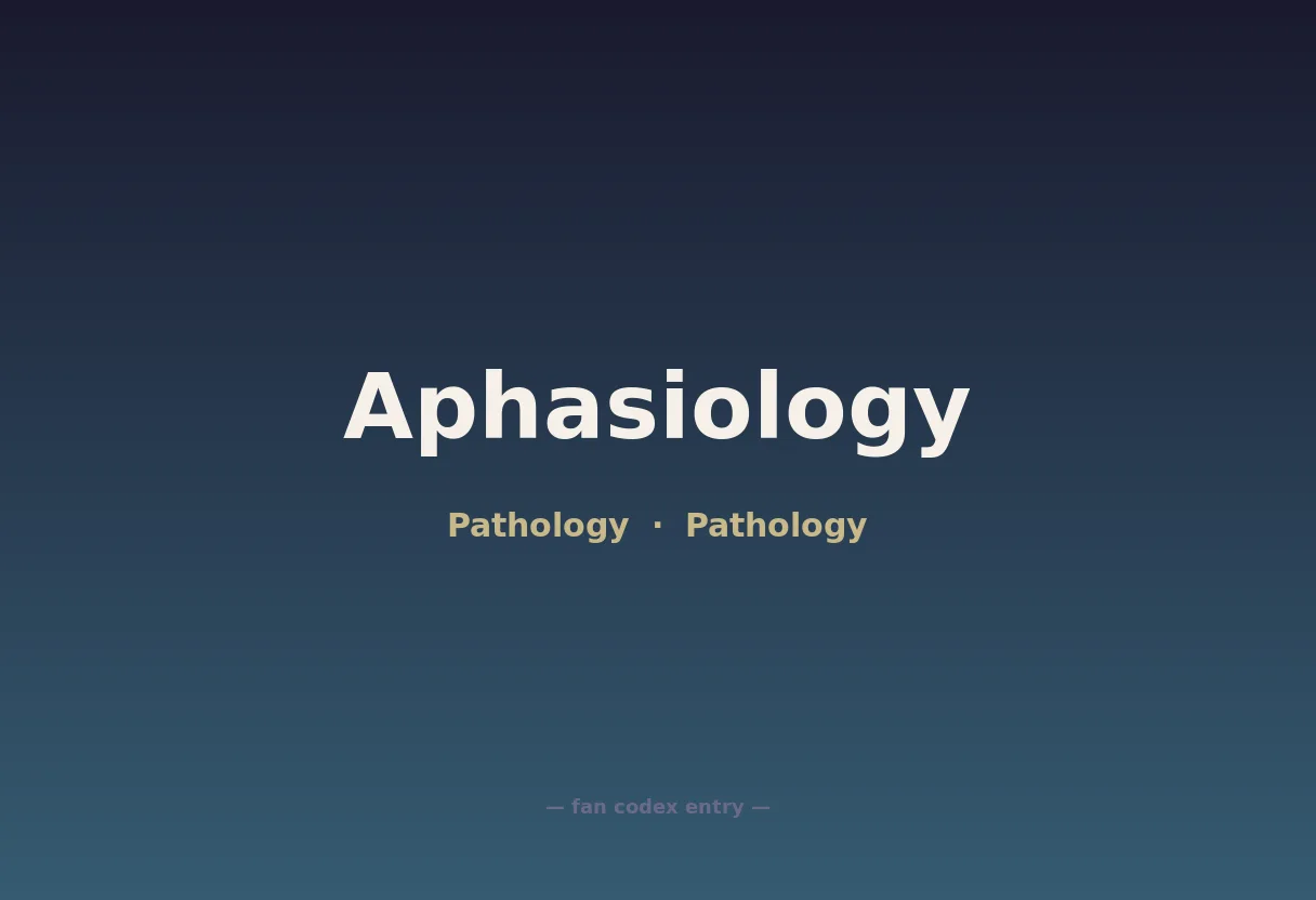 Aphasiology
