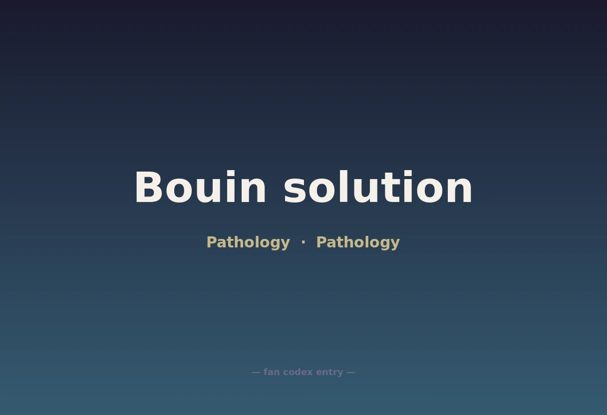 Bouin solution