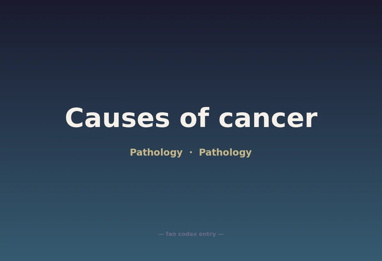 Causes of cancer