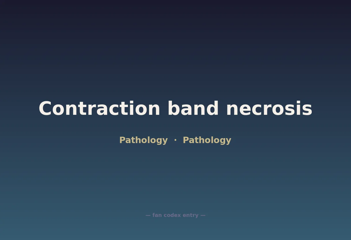 Contraction band necrosis