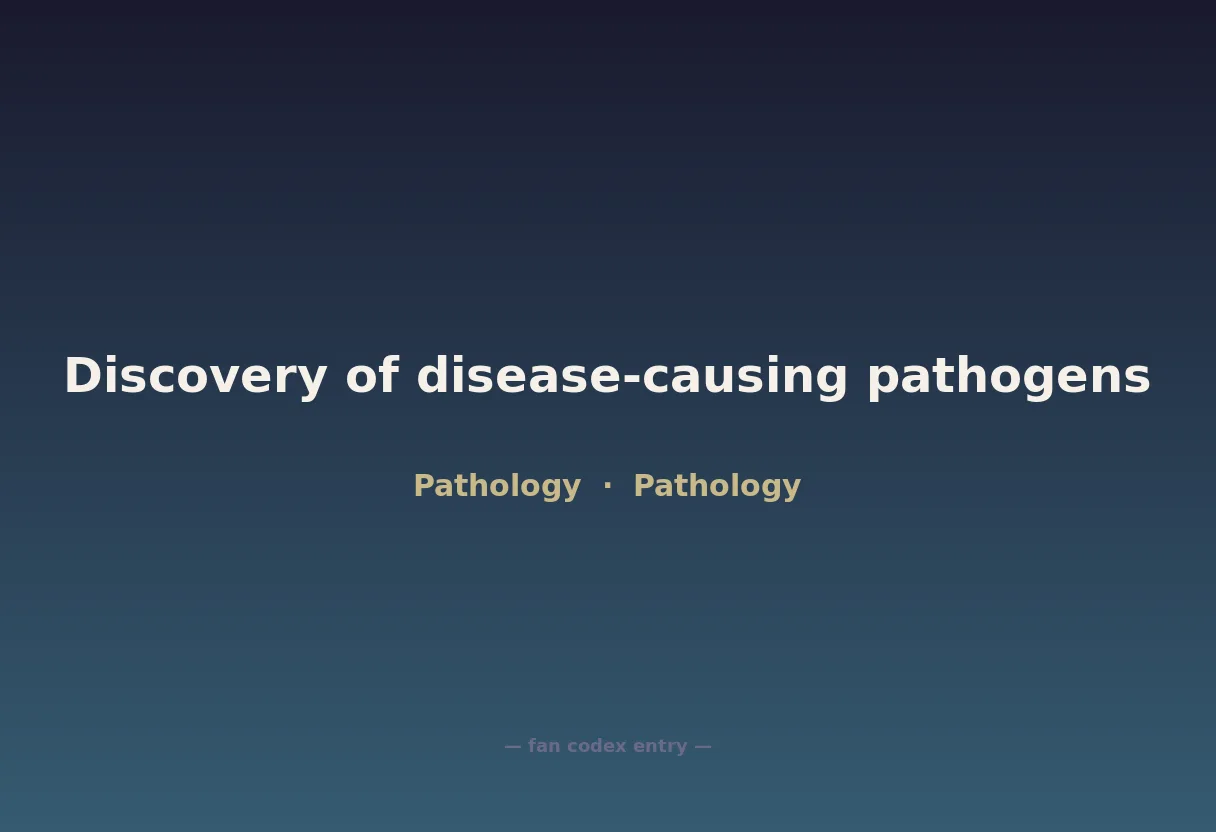 Discovery of disease-causing pathogens